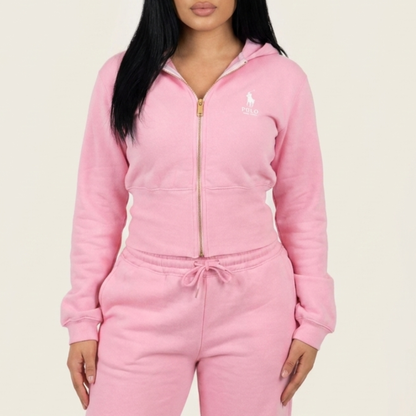 Conjunto Polo Rosa