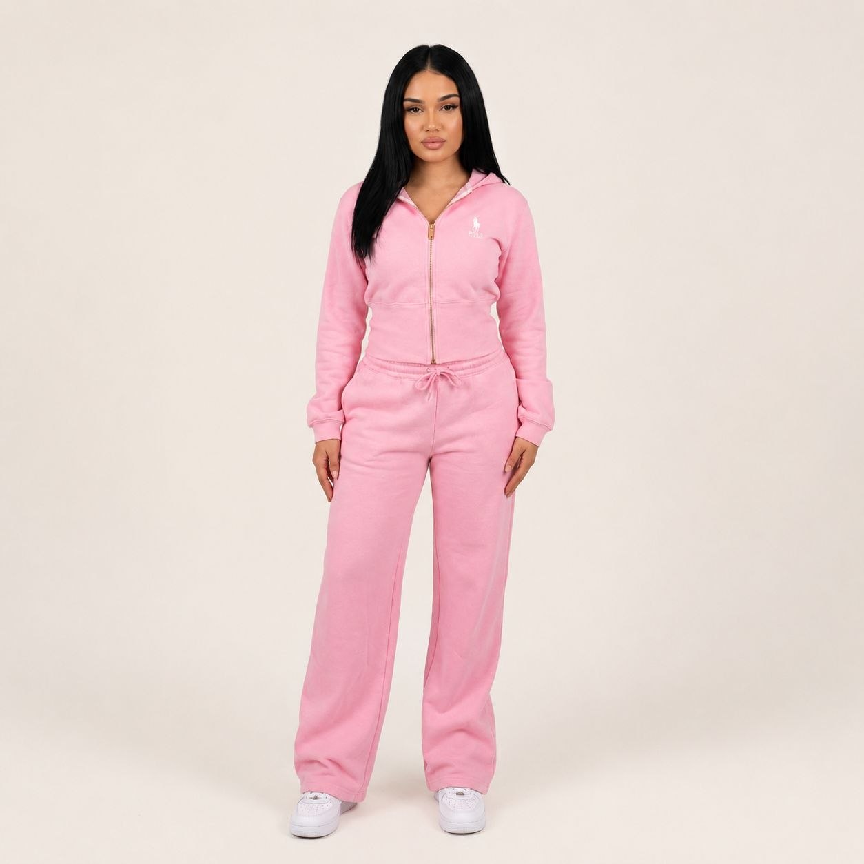 Conjunto Polo Rosa