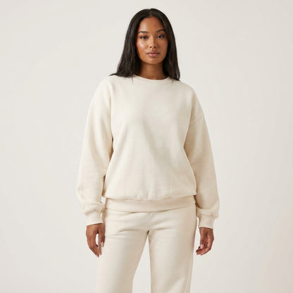 Conjunto Sudadera Basic Beige