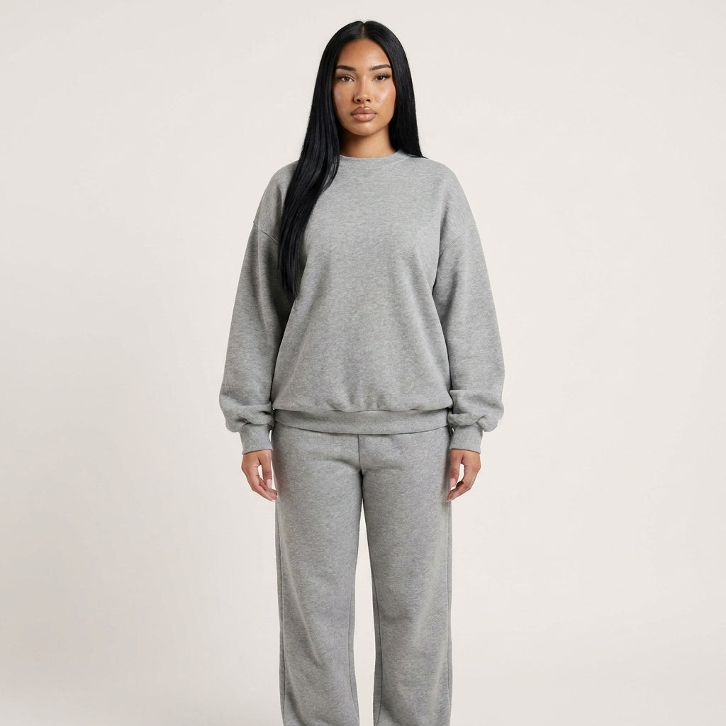 Conjunto Sudadera Basic Gris