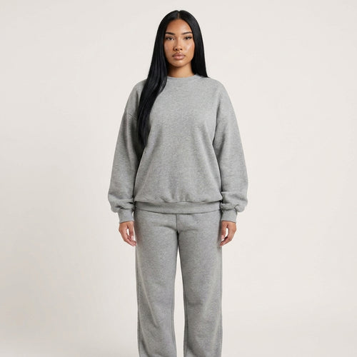 Conjunto Sudadera Basic Gris
