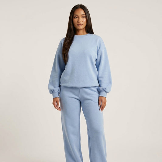 Sudadera Basic Azul