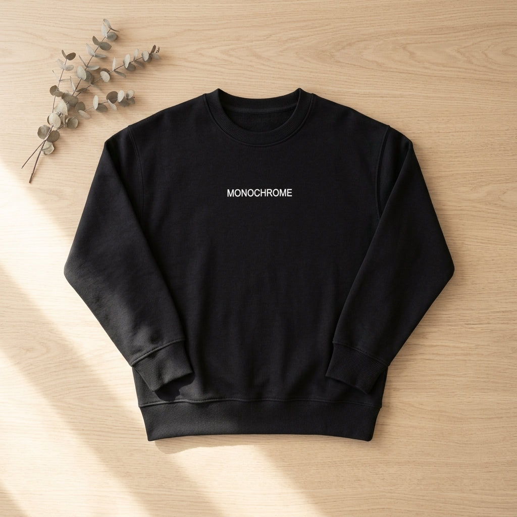 Conjunto Sudadera Monochrome Negro