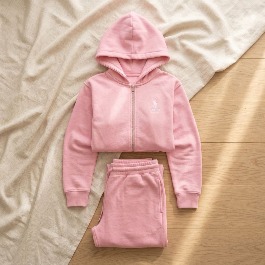 Conjunto Polo Rosa